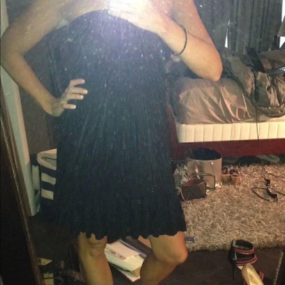Strapless black Forever 21 cotton dress S